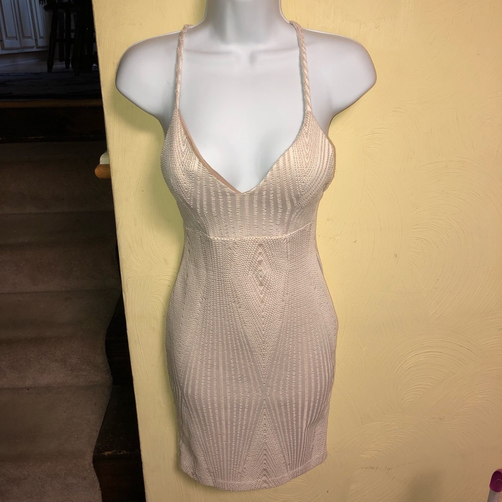 DAINTY HOOLIGANS SPAGHETTI STRAP PENCIL DRESS